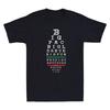 Old School Hip Hop Music Rap Legends Eye Chart 90s Hip-Hop Vintage Men's T-Shirt