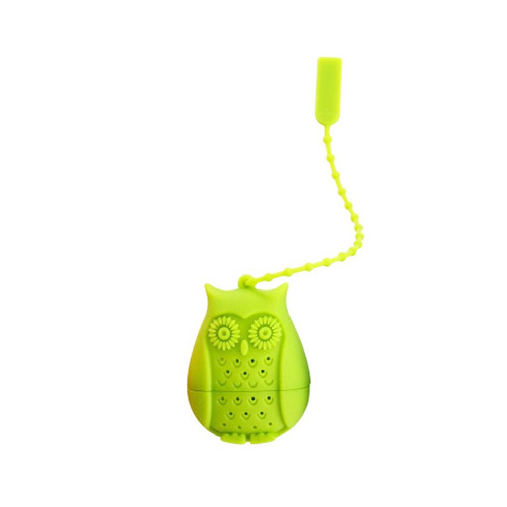 Silicone World Owl Tea Strainer Tea Bags Food Grade Silicone Leaf Tea Infuser Filter Diffuser Tea Filter Tool Teacup Accessories