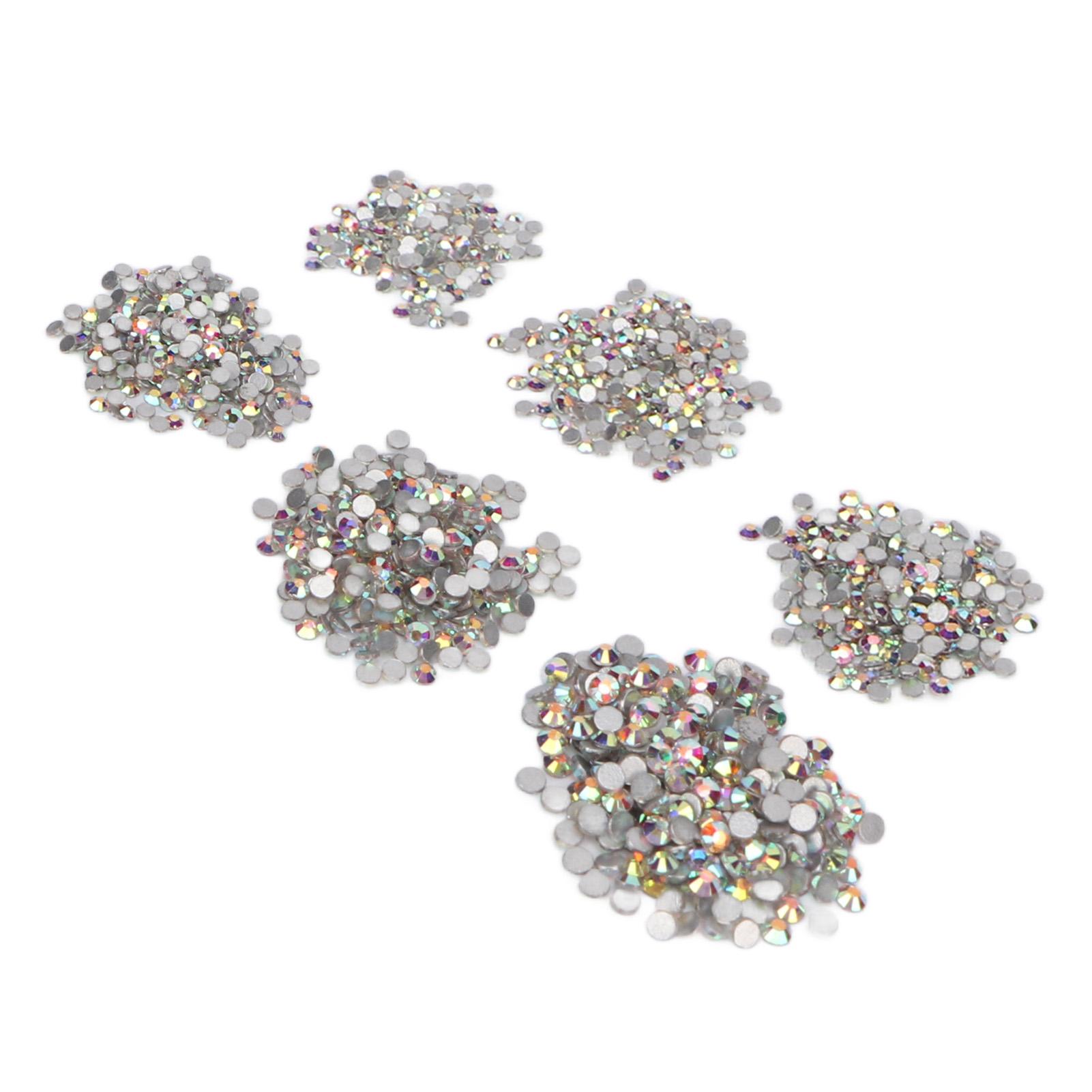 

Nail Art Rhinestones AB Clear Crystal Rhinestones Kit for DIY Decoration Sewing Fabric Clothing Nail Art