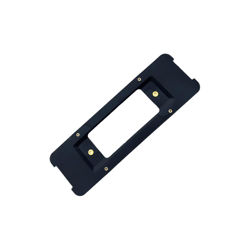 1PC Black Car License Plate Frame Trunk Switch Button Rubber Cover For BMW For Mini Cooper R56 R57 R58 R59 Car Accessories License Plate Covers
