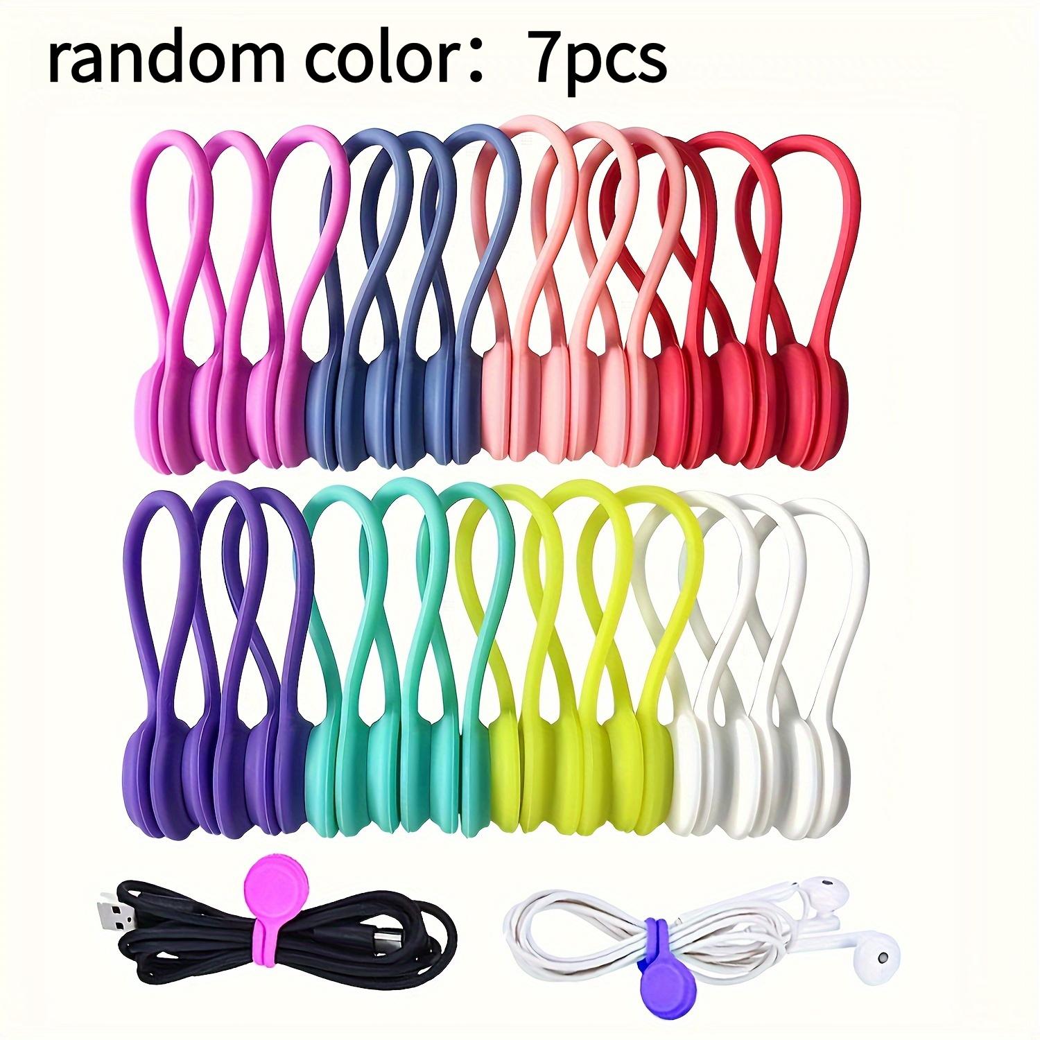 

Reusable Magnetic Silicone Cable Management Ties, Perfect for Organizing Cables at Home & Office