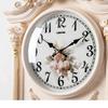 European Style Quartz Clock Wall Hanging Wall Clock Living Room Sofa Background Home Decoration Luxury Swing Wall Watches P7H1G6