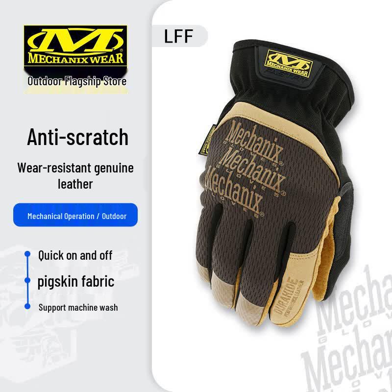 MECHANIX WEAR Genuine Leather Work & Cycling Gloves