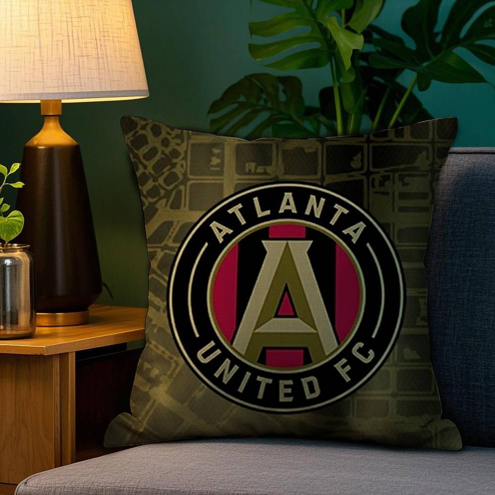 American Cities Atlanta Pillow Case Plush Fabric Soft Double Sided Print Home Sofa High Quality Cushion Cover Throw