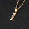 26-Letter Korean Style English Alphabet Pendant Necklace for Women and Besties
