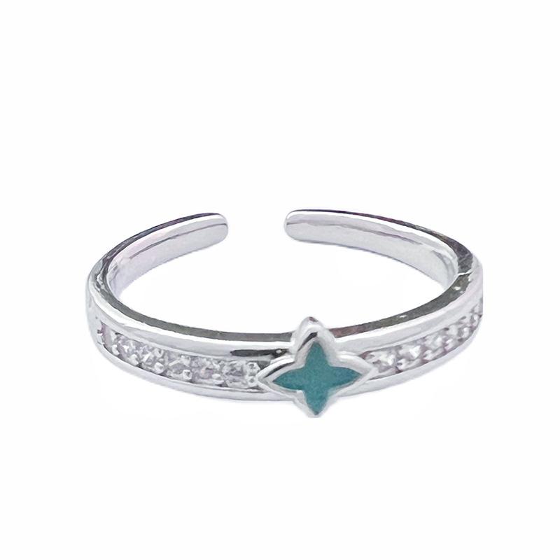 Dopamin Kleiner Duft Farb-Tropfen Glasur Offener Ring Nischen Design I Hohes Gefühl Leichter Luxus Saturn Planet Ring