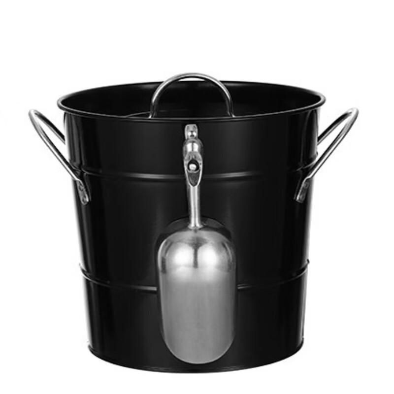 

ZISIZ Stainless Steel Portable Ice Bucket