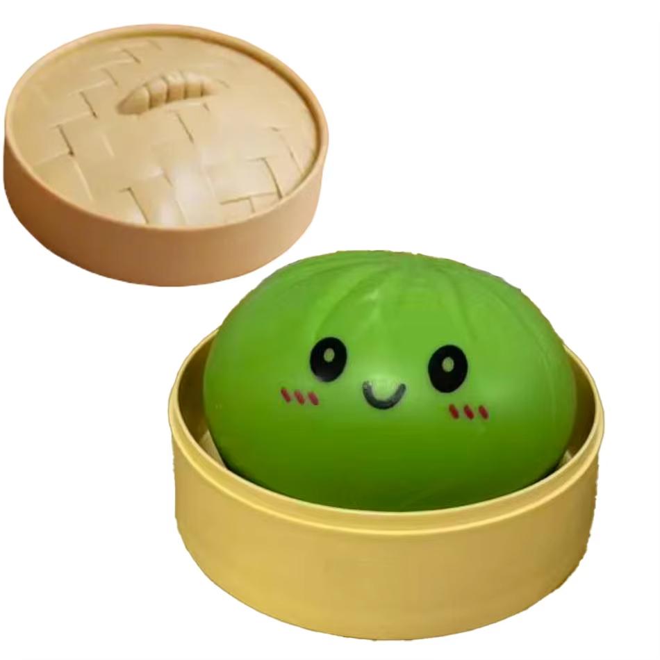 Dumpling-Shaped Pressure Anti-Stress Toy, Cute And Colorful, Slow Rising, For Children And Adults, Ant Gift