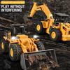 Rc Truck Excavator Dump Tractor 2.4G Remote Control Car 9Ch Alloy Engineering Vehicle Children's Toys for Boys Birthday Gifts