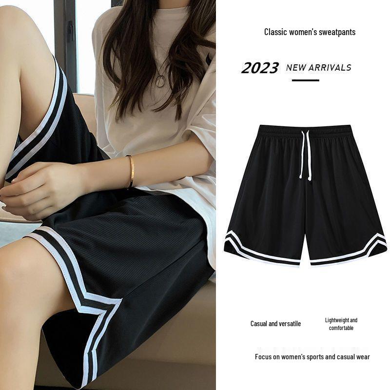 Unisex Loose Summer Quick-Dry Ice Silk Basketball Shorts, Plus Size Available.