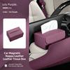 For Xiaomi YU7 Car Tissue Box Firm Magnetic Screen Behind the Scenes Tissue Pack Leather Car interior Accessories