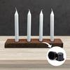 Creative Candlestick Holder Set, 36Pcs Mini Metal Candle Cups Aluminum Candelabra for Festive Decoration and Crafts