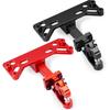 RC Aluminum Tow Trailer Hitch Shackle Hook for Axial SCX6 Upgrade 1/6 Scale Rear Bumper RC Crawler,Red