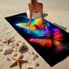 Electric Butterfly Dance Beach Towel, Super Soft Microfiber, Gift for Her/Him, Birthday, for Pool, Beach, Travel, Home Decor Fan Gifts