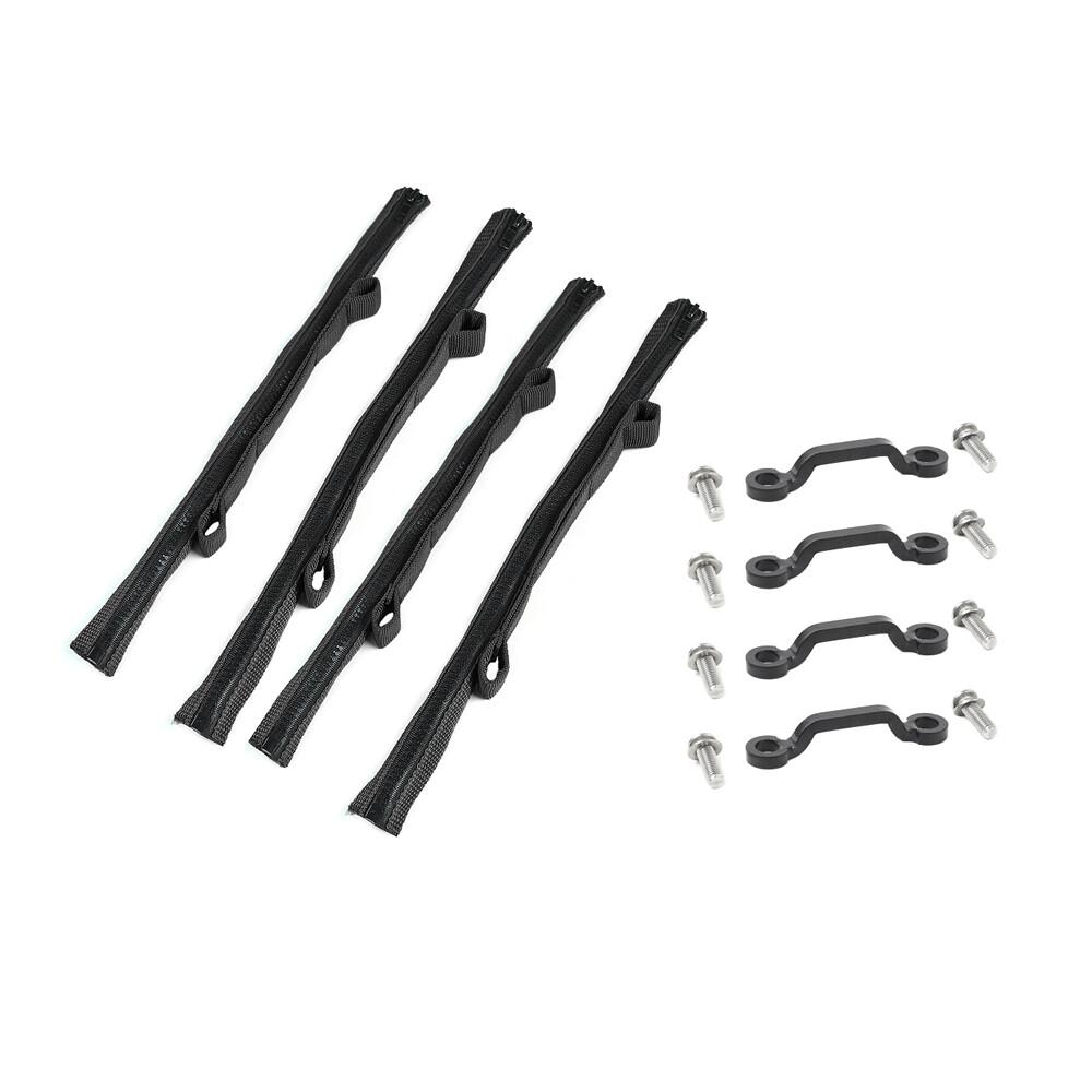 Door Limit Rope Strap Bandage Limiter Stopper Set for Jeep Wrangler JK JL JT 07+