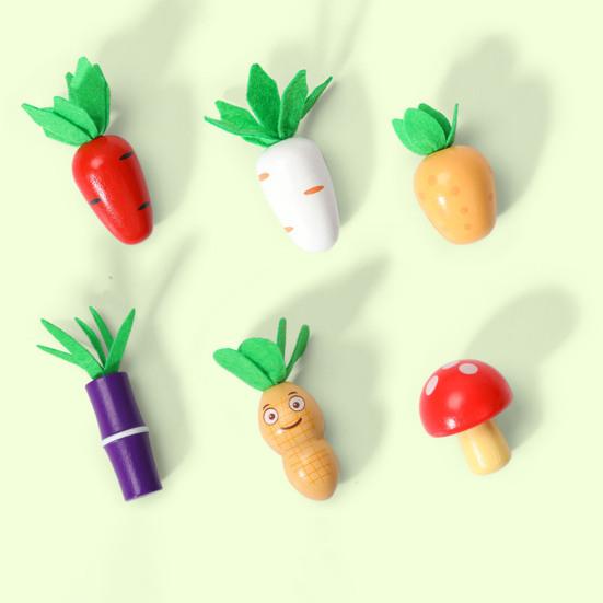 1 sada autíček ve tvaru farmy Sada dřevěných zvířátek Multifunkční párovací párovací bloky pro batolata