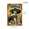 Tequila Flat Metal Wall Art 2D Tin Sign Home Bar Bedroom Decor 20x30cm