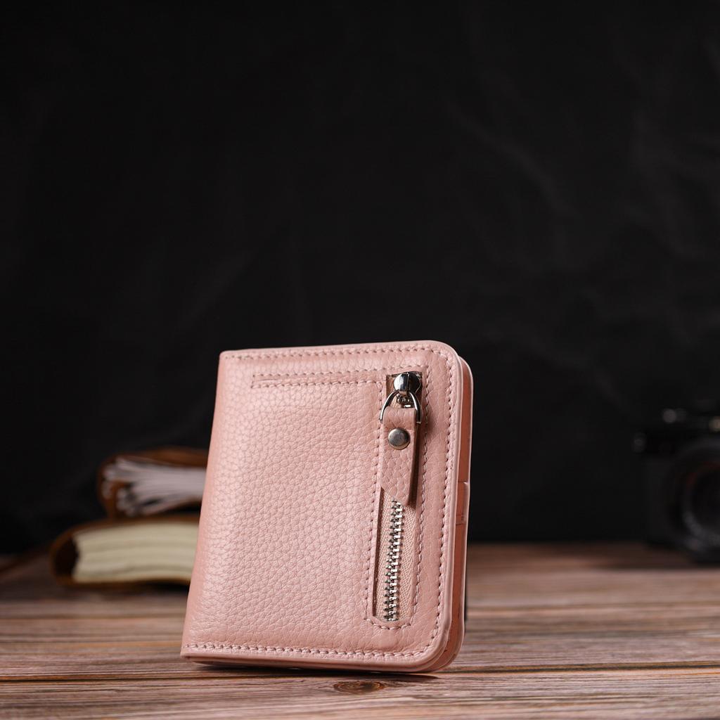 Dámská malá peněženka z pravé flotarové kůže CANPELLINI 21797 Pink
