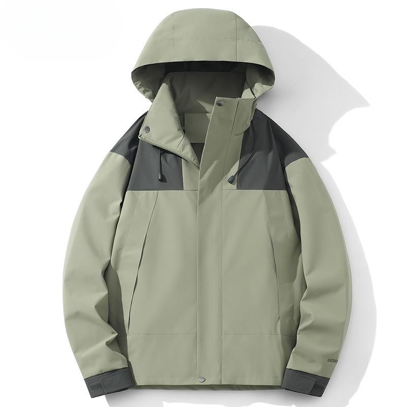 Jarní a podzimní tenká jednovrstvá bunda Pánská a dámská bunda Nepromokavá větruodolná Ležérní volná větrovka