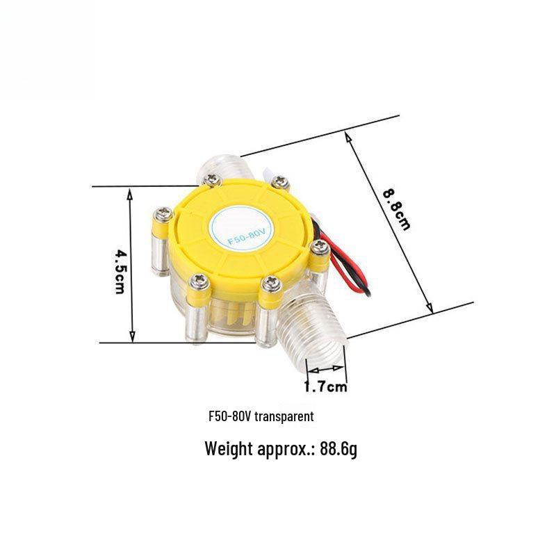 Micro Hydroelectric Generator 10W, 5V/12V DC, High Power, Small Pipeline Faucet Type
