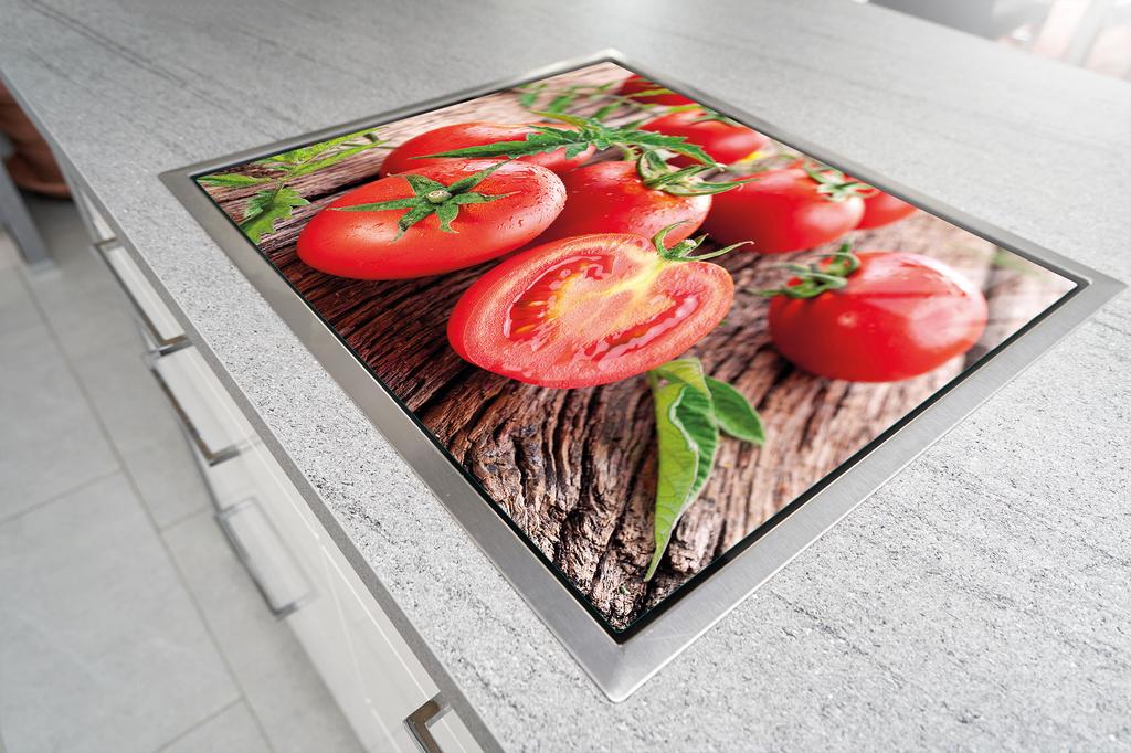 SZKLANA DESKA DO KROJENIA 52x30 POMIDORY