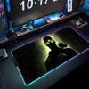 Splinter Cell Mouse Pad RGB Gaming Mousepad Big LED Pad PC Desk Mat Luminous Mouse Pad Large Keyboard Mats Table Rug With