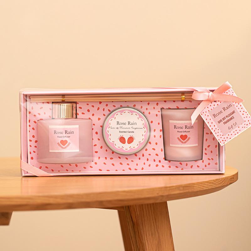 

Perfume & Scented Candle Gift Set - English New Year & Valentine s Day Souvenir for Bride s Homecoming Gift Set