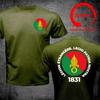 Front Back Print Fashion French Foreign Legion Army Special Forces Tshirt France Military Green T Shirt Unisex Stylish Tee Shirt