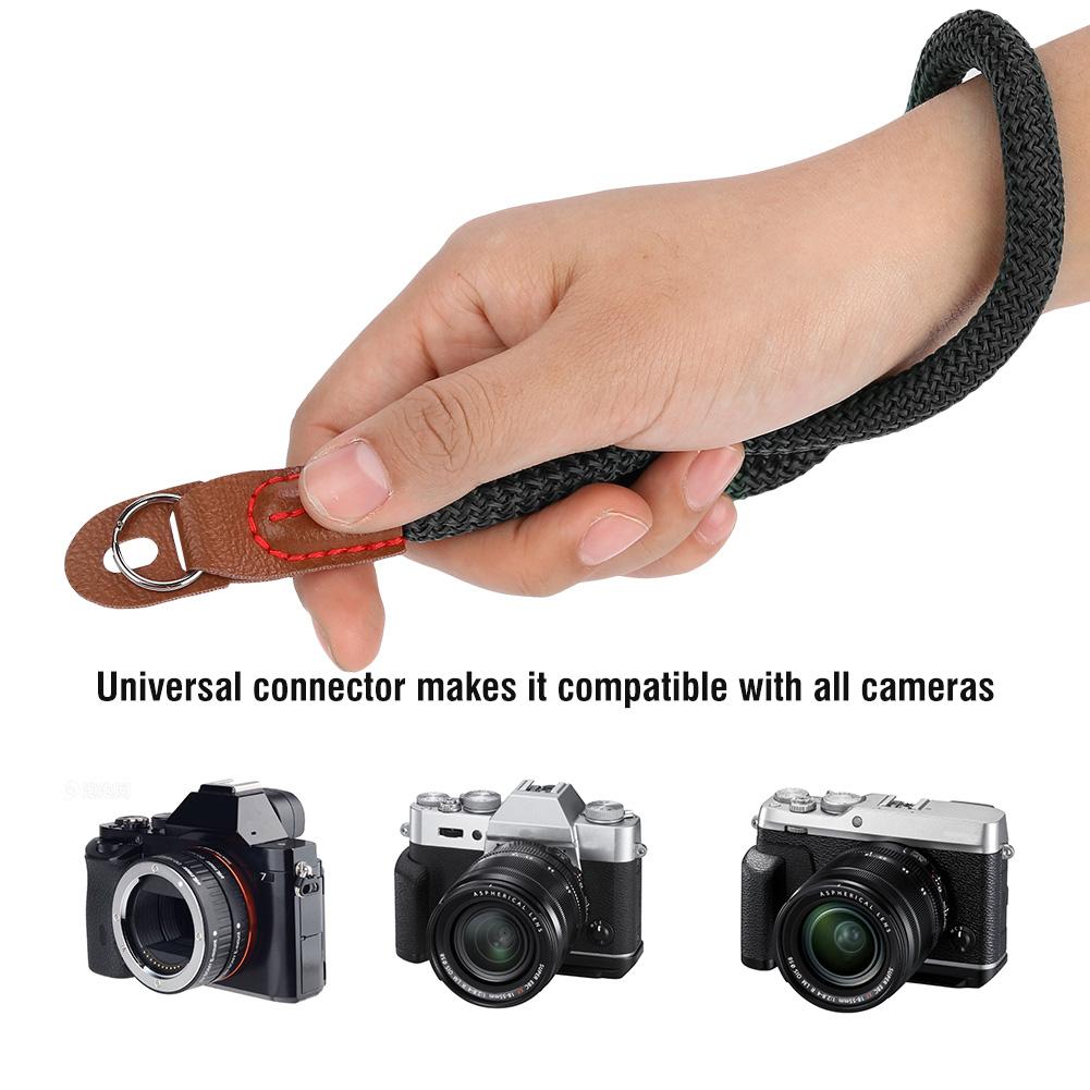 Breathable Hand Grip Wrist Strap Anti lost Lanyard for Digital Camera (Black)