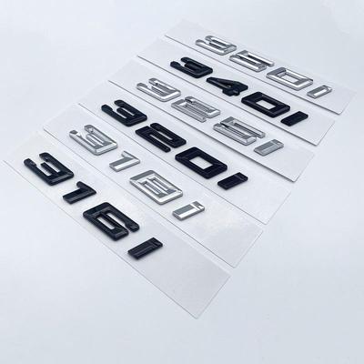 Compatible with BMW New 3 Series: 350i, 340i, 330i, 325i, 320i Rear Badge Stickers.