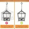 10 PCS Square Snap Safety Hooks Diamond Shaped Hangers Sturdy Anti-Drop Q-Type Hooks