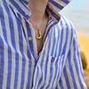 [Lucliss] 316L Hawaiian Jewelry Hawaiian Necklace Fish Hook Surgical Stainless Steel 316L Hypoallergenic Silver