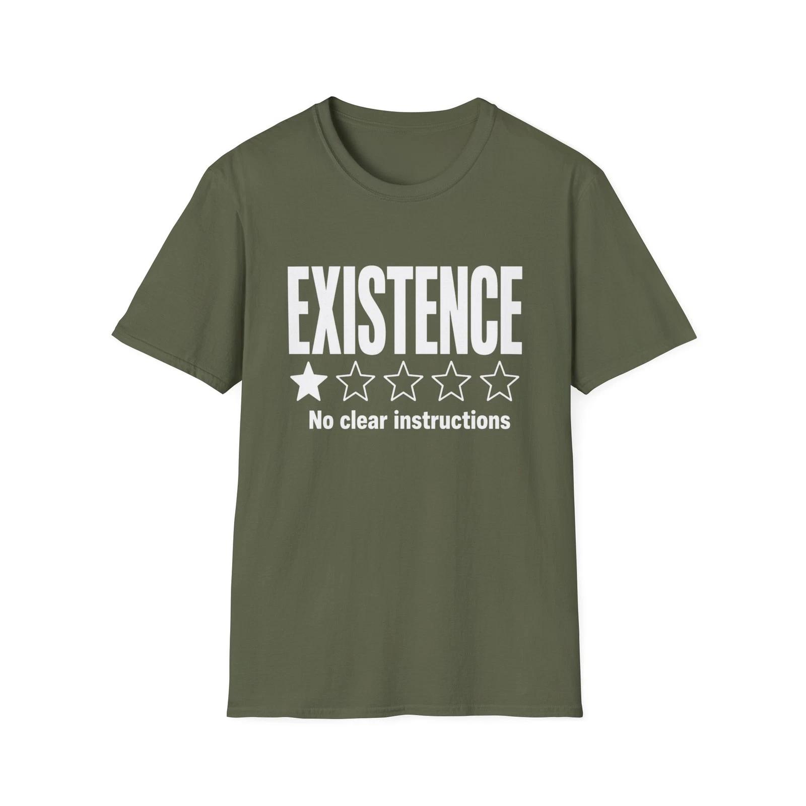 Existence No Clear Instructions Children s Children s T Children s T-shirt | Funny Rating Graphic Tee 100