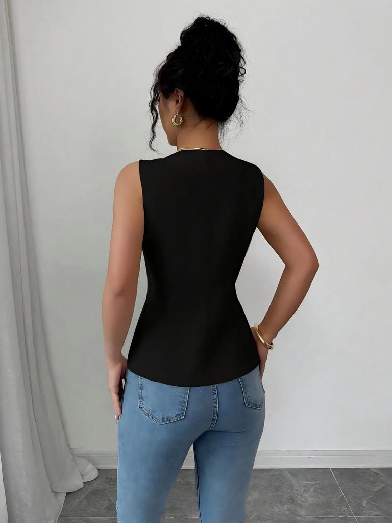European & American Summer Sleeveless Women's Fashion Vest