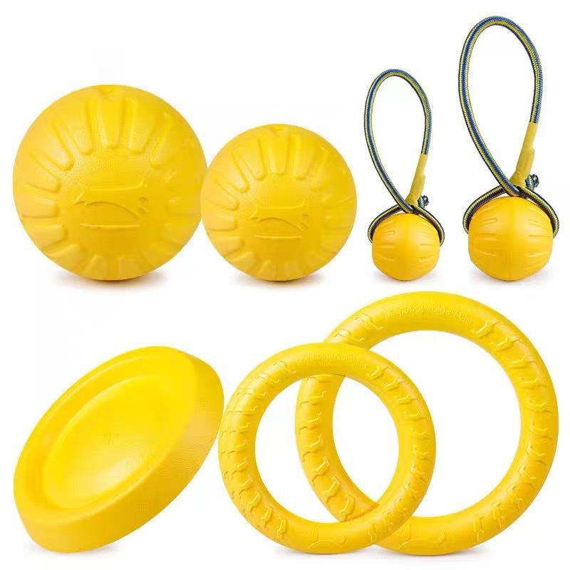 Pet Toys, Large Dogs, Interactive Pull Rings, Floating Frisbee, Dog Training, Bite Resistant Grinding Ball
