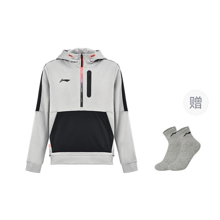 Li Ning Sweatshirt Unisex Heather Gray AWDUB85-2