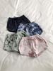 Women's Retro Tie-dye High-waisted A-line Sports Shorts - Summer Casual Wide-leg Beachwear
