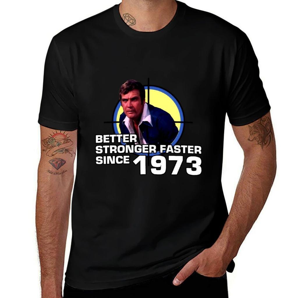 Better Stronger Faster TShirt Casual Minimalist Short Sleeve Top TShirt