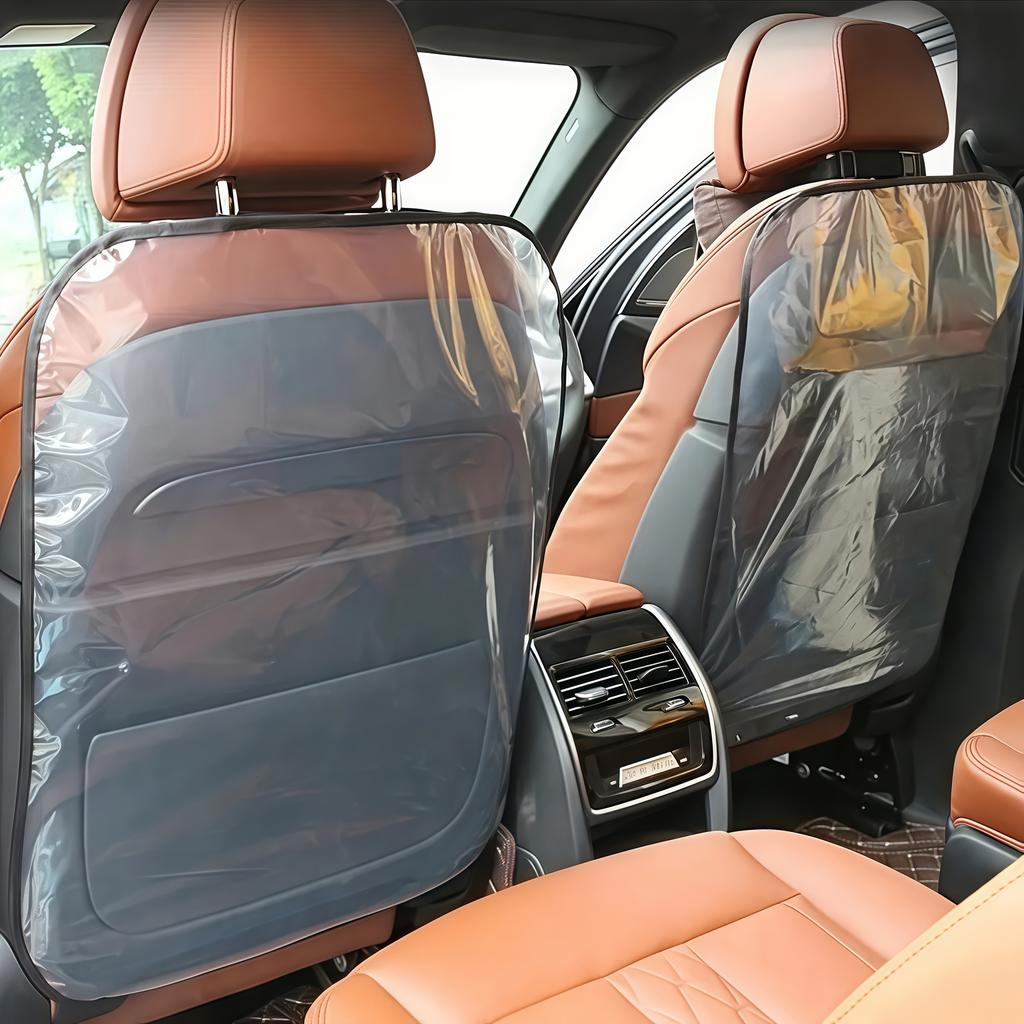 Anti-Stain Protective Car Seat Cover, Waterproof and Kick-Resistant Backrest Cover - All-Season Comfort, Suitable for Family Vehicles