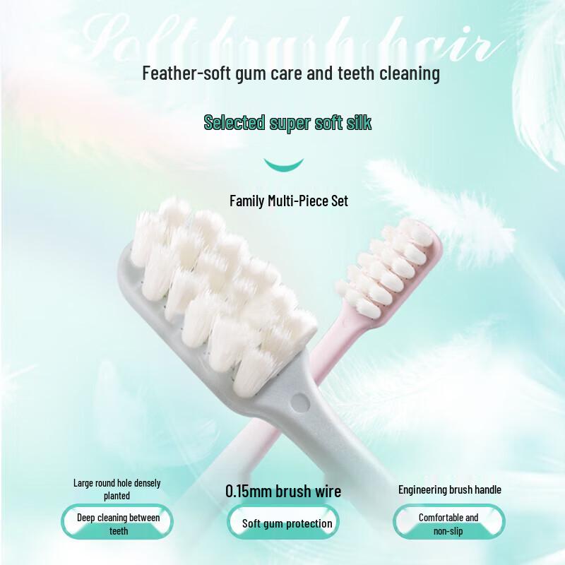 Dr. Tooth Illusion Feather Soft Gum Care Toothbrush