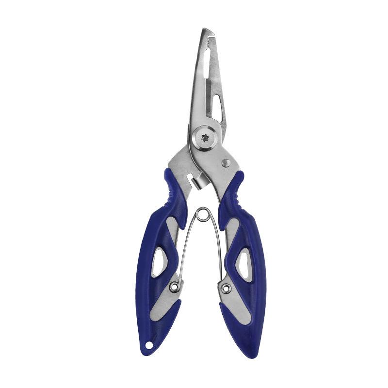 Stainless Steel Bent Nose Fishing Pliers, Scissors & Hook Remover Tool
