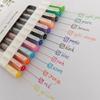 Minimalist Japanese Style Colorful Gel Pens 0.38mm Ultra Fine Point,Cute 12 Colors For Drawing, Coloring,Journaling, Note-Taking (WINYOOD-230)