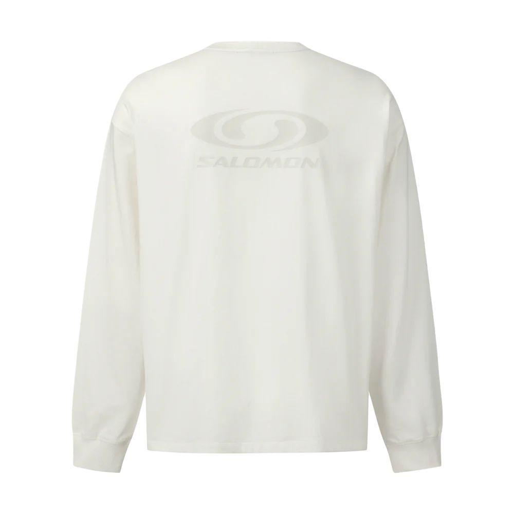 New SALOMON Sweatshirts Unisex Ecru C30006