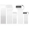 30Pcs Gold Dinnerware Cutlery Set High Quality Stainless Steel Flatware Knife Teaspoon Fork Tableware Western Kitchen Silverware