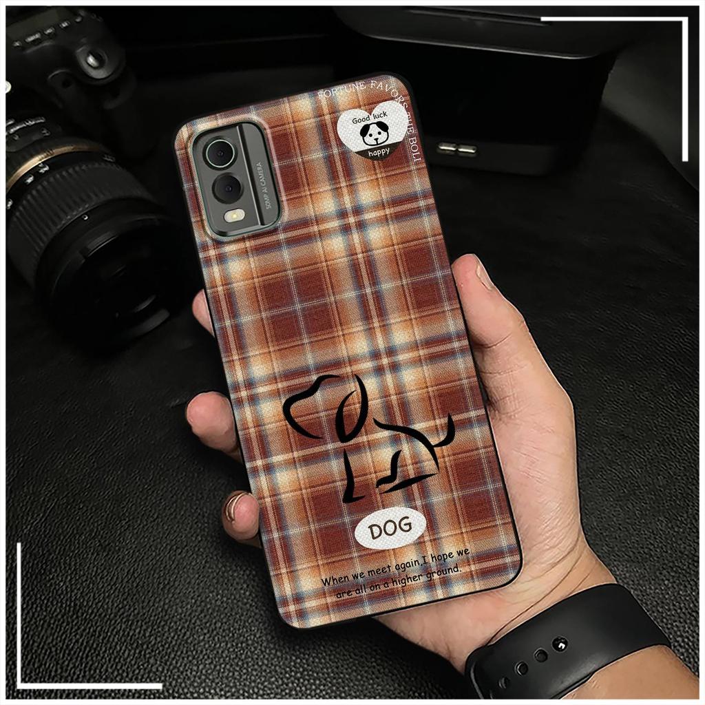 Silicone Fashion Design Phone Case For Nokia C32 Phone Pouch Back Cover Anti-dust Cartoon Full wrap Waterproof TPU Cute