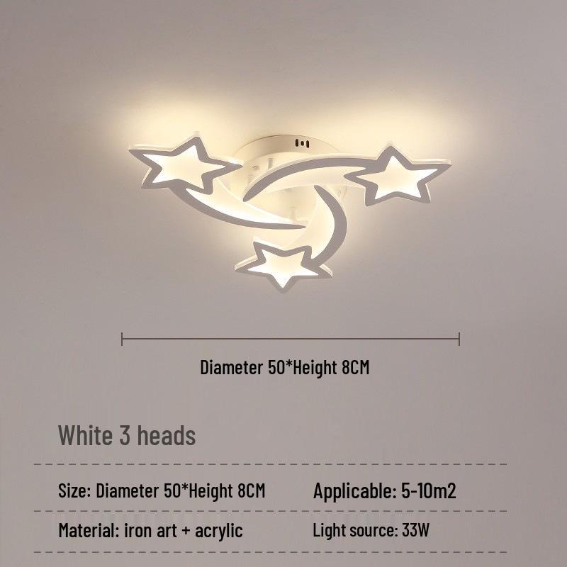 Cross-Border LED Creative Ceiling Light for Living Room & Bedroom - Modern, Simple, Acrylic Design
