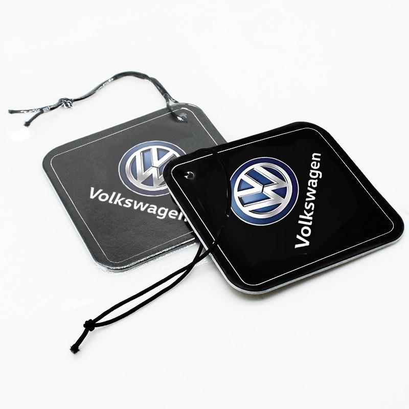 VW Car Logo Air Freshener Auto Interior Perfume Rearview Mirror Pendant For Volkswagen Polo Passat B5 B6 B7 T4 T5 Golf Tiguan GVAQ2
