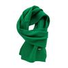 New 100% Wool Scarf Winter  Solid Color Warm and Cold proof Women's Scarf Fashion Versatile Knitted Scarf