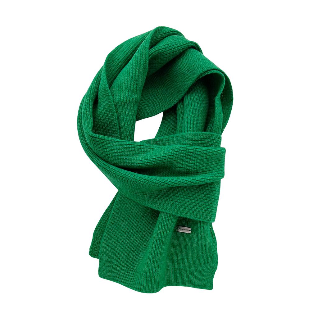 New 100% Wool Scarf Winter  Solid Color Warm and Cold proof Women's Scarf Fashion Versatile Knitted Scarf