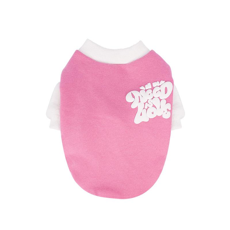 

Одежда для собак Осень и зима милый ветер с принтом плюшевая рубашка с рукавами-пузырями одежда для шнауцера и мальтезе M